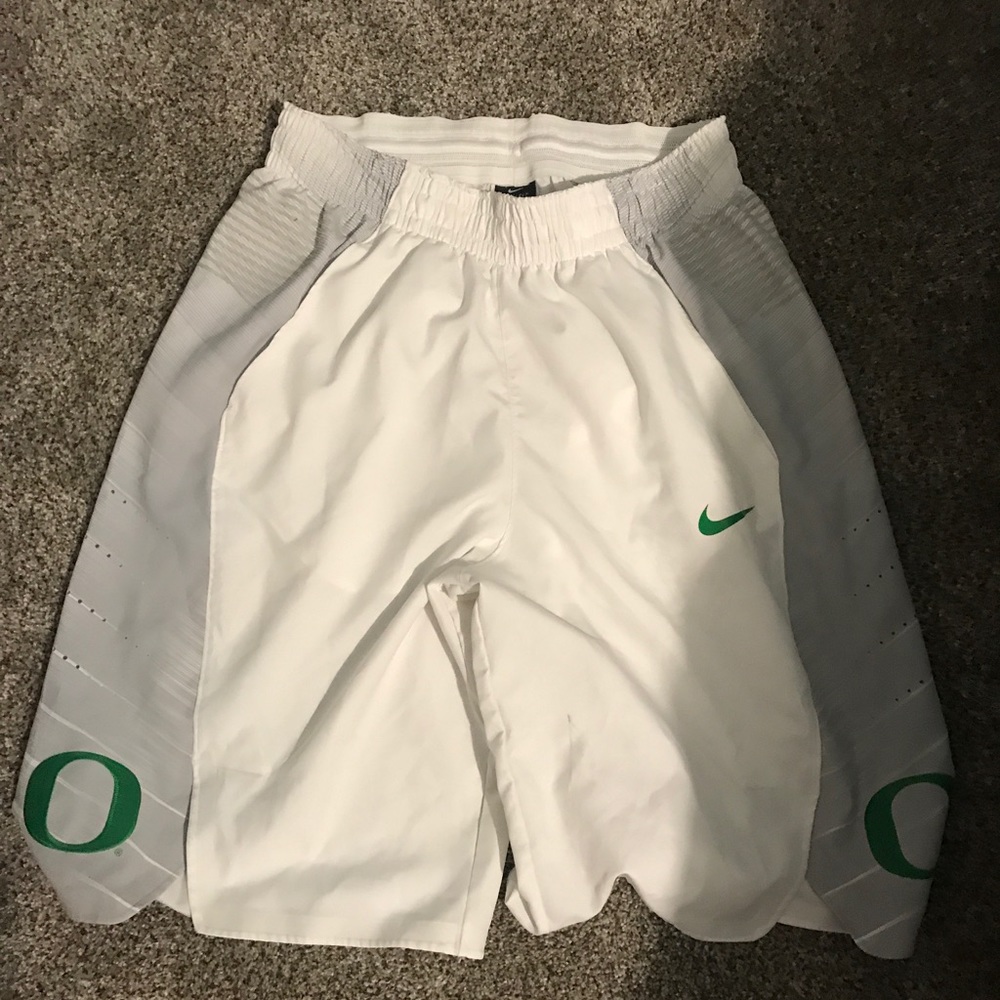 Oregon Duck basketball shorts